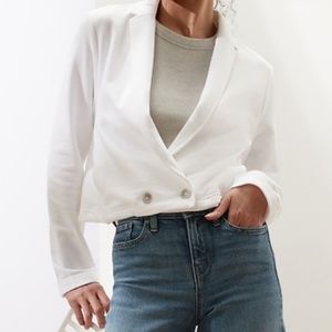 Knit Terry Cropped Jacket